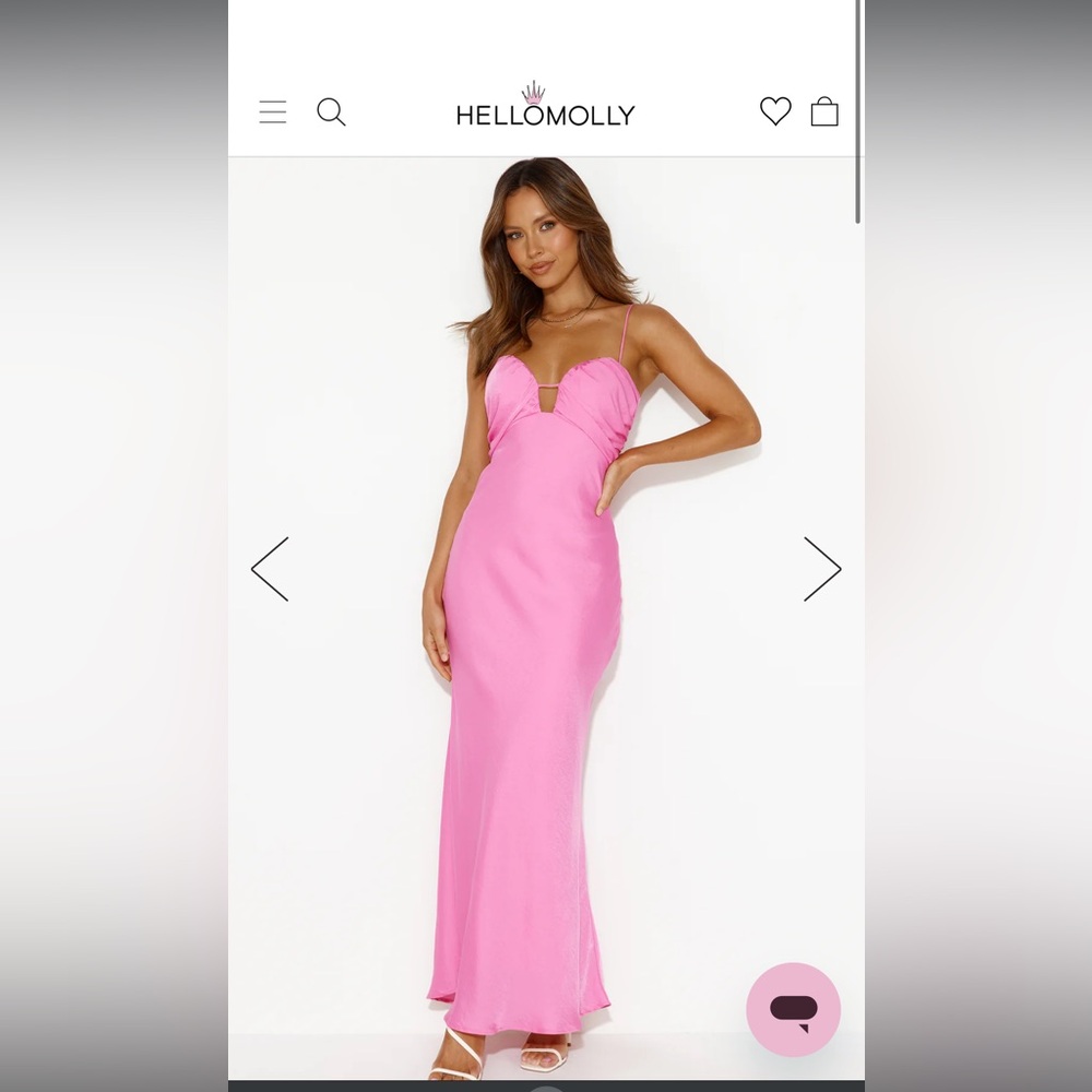 Hello Molly NWT pink maxi dress